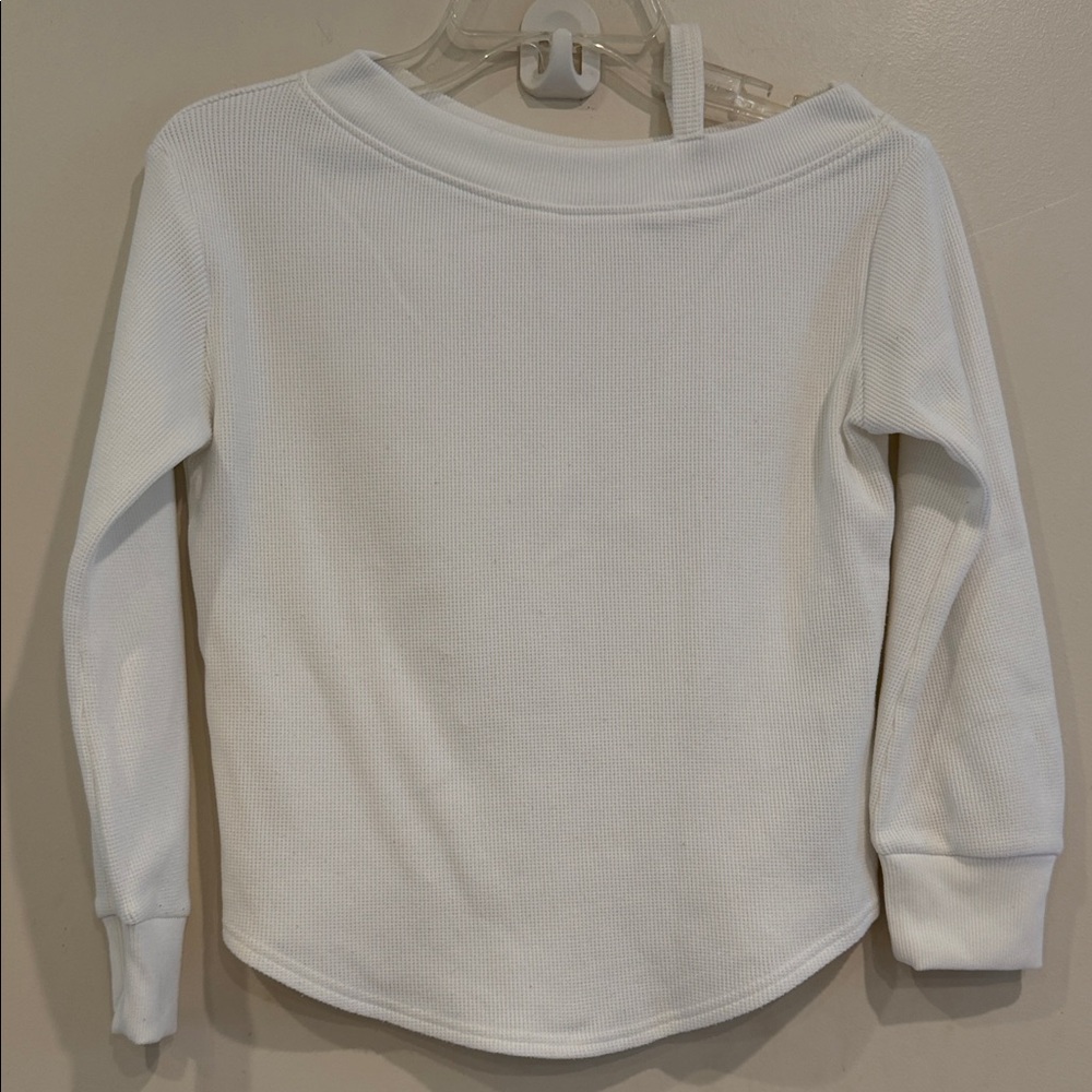 Abercrombie Kids White Long Sleeve Shirt Top